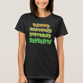 Happy Himmlisch Geburtstag MEMAW Himmlisch Geburts T-Shirt