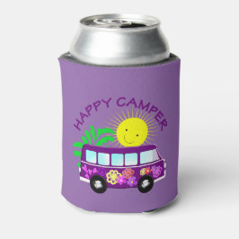 Happy Hippie Camper Van Fun farbenfrohe Grafik Dosenkühler