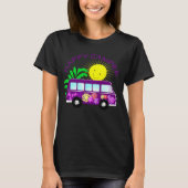 Happy Hippie Camper Van Fun farbenfrohe Grafik T-Shirt (Vorderseite)