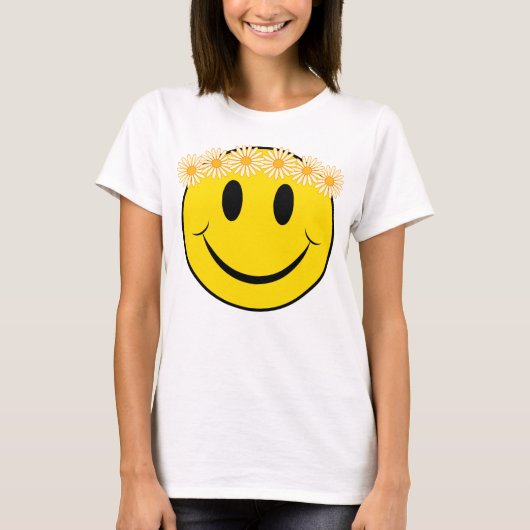 Happy Hippie Face T-Shirt (Vorderseite)