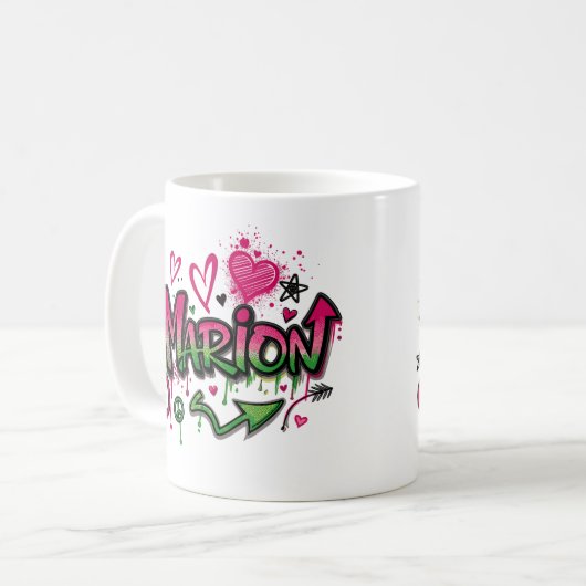 Happy Hippie Marion 2 Kaffeetasse (Vorderseite Links)