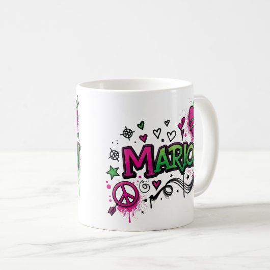 Happy Hippie Marion 3 Kaffeetasse (VorderseiteRechts)
