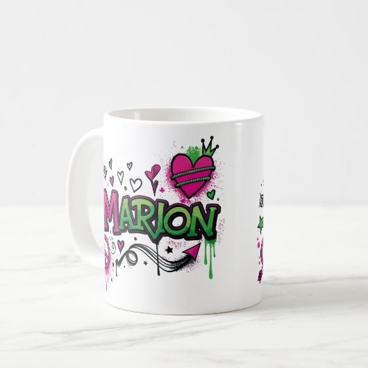 Happy Hippie Marion 3 Kaffeetasse (Vorderseite Links)