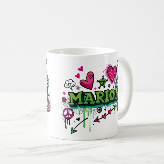 Happy Hippie Marion 5 Kaffeetasse (VorderseiteRechts)