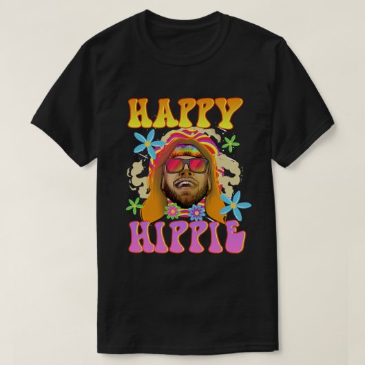 Happy Hippie T-Shirt (Design vorne)