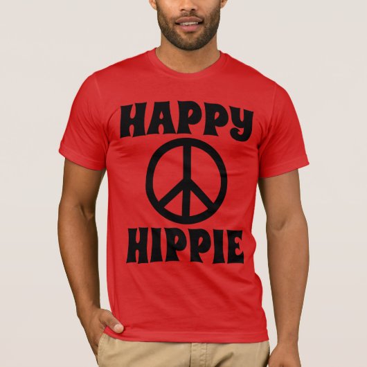 HAPPY HIPPIE-T - SHIRT (Vorderseite)
