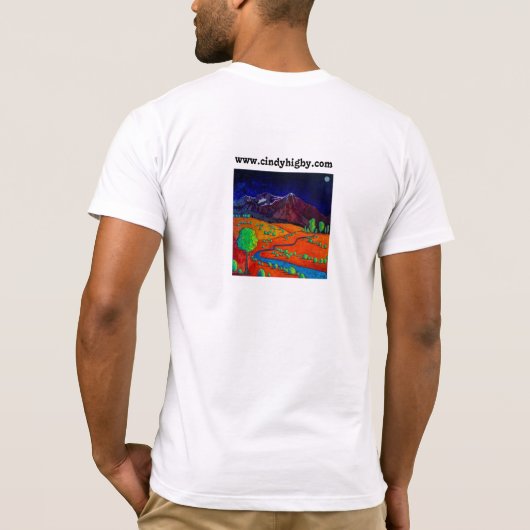 Happy Hippie T - Shirt (Rückseite)