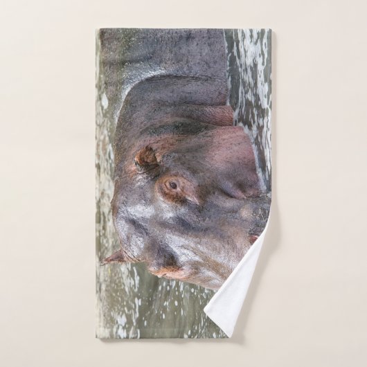 Happy Hippo Badhandtuch Set (Handtuch)