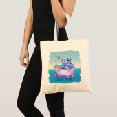 Happy Hippo Bath Tragetasche (Vorderseite (Produkt))