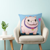 Happy Hippo Character Kissen (Stuhl )