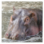 Happy Hippo Fliese (Vorderseite)