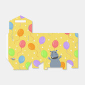 Happy Hippo Gastgeschenk Box Geschenkschachtel (Ungefaltet)