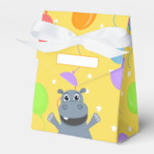 Happy Hippo Gastgeschenk Box Geschenkschachtel (Vorderseite)