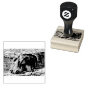 Happy Hippo Gummistempel (Stempel)