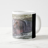 Happy Hippo Jumbo-Tasse (Vorderseite Rechts)