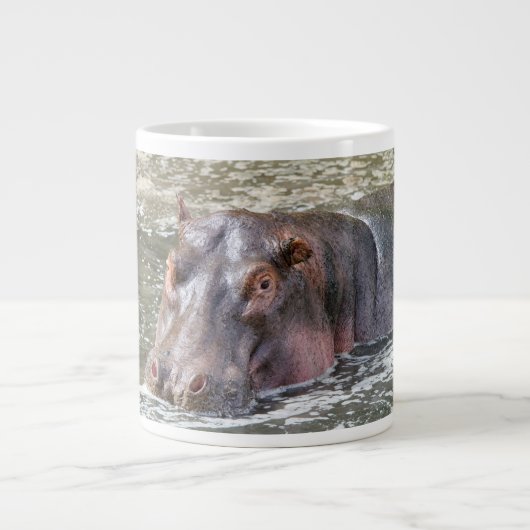 Happy Hippo Jumbo-Tasse (Vorderseite)
