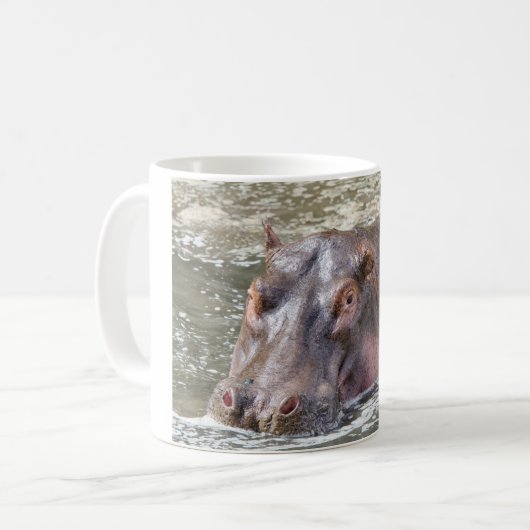 Happy Hippo Kaffeetasse (Vorderseite Links)