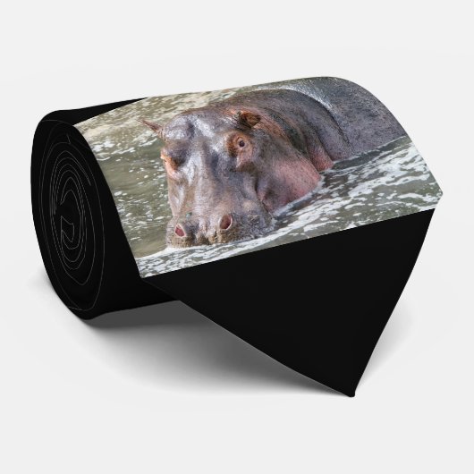 Happy Hippo Krawatte (Gerollt)