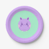 Happy Hippo Pappteller (Vorderseite)
