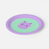 Happy Hippo Pappteller (Schrägansicht)