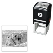 Happy Hippo Permastempel (Beispiel)