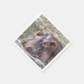 Happy Hippo Serviette (Ecke)