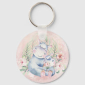 Happy Hippos Schlüsselanhänger (Vorderseite)