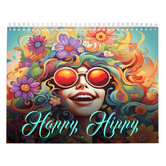 Happy Hippy Calendar Kalender (Titelbild)