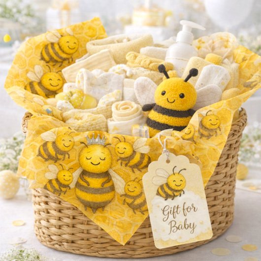 Happy Hive Queen Bee Craft  Seidenpapier