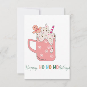 Happy Ho Ho Holidays Dankeskarte