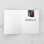 Happy Hockey Birthday Fun Spaß Karte (Innenseite)