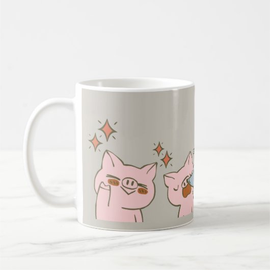 Happy Hog Kaffeetasse (Links)