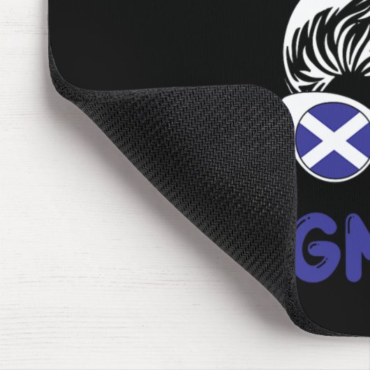 Happy Hogmanay Scotland New Years Eve Messy Bun Wo Mousepad (Ecke)