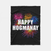 Happy Hogmanay Scotland New Years Eve Womens Top Fleecedecke (Vorderseite)
