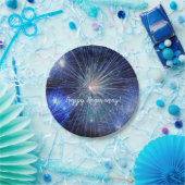 Happy Hogmanay Scottish New Year Celebration Pappteller (Party)