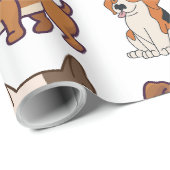 Happy Hogs Geschenkpapier (Rolleneckpunkt)