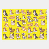 Happy Hogs Geschenkpapier Set (Vorderseite 2)