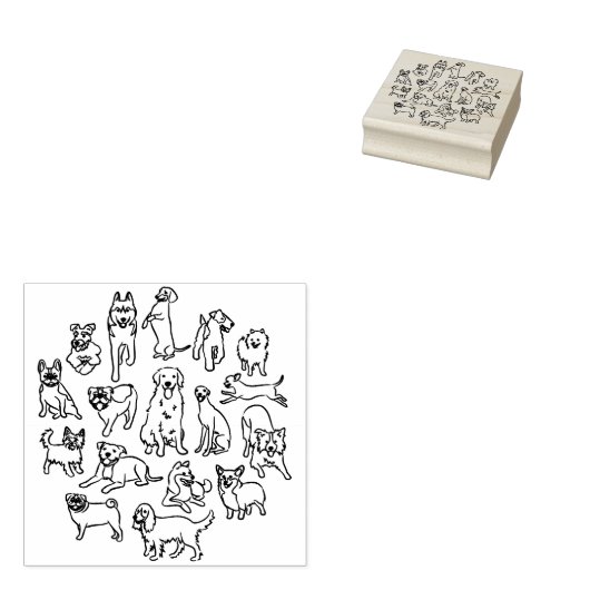 Happy Hogs Gummistempel (Stempel)