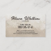 Happy Hogs Illustration Visitenkarte (Rückseite)