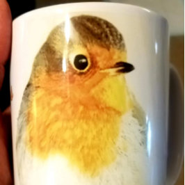 Happy Hoilidays Christmas Bird Kaffeetasse