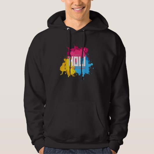 Happy Holi 2022 Indian Celebration Colors India Hi Hoodie (Vorderseite)