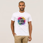Happy Holi - Color Splash T-Shirt (Vorne ganz)