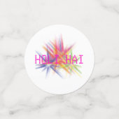 Happy Holi, Farbfestival, Holi-hai-Party Konfetti (Klein Vorderseite)