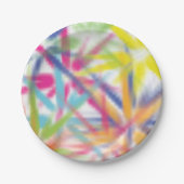 Happy Holi, Farbfestival, Holi-hai-Party Pappteller (Vorderseite)