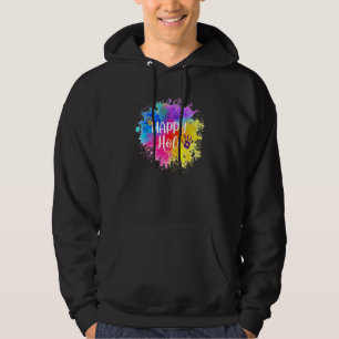 Happy Holi Festival Indien Farben Frühling für Fra Hoodie