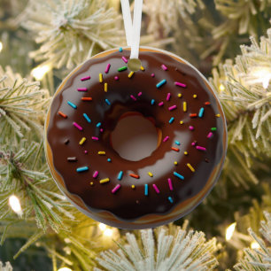 Happy Holi-glaze Donut Personalisierte Weihnachten Ornament Aus Metall