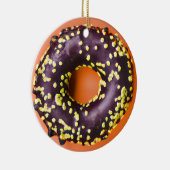 Happy Holi-Glaze | Funny Donut Puff Weihnachten Keramik Ornament (Rechts)