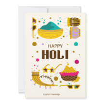 Happy Holi Grußkarte!