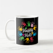 Happy Holi Hands Frische Pasta machen Kaffeetasse (Links)