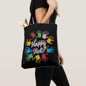 Happy Holi Hands Frische Pasta machen Tasche (Von Nahem)